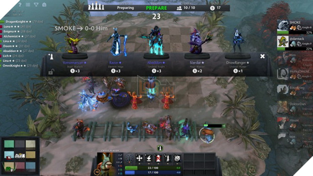 Dota Auto Chess: Huong dan kinh nghiem leo rank Bishop ma moi nguoi can biet 2 chọn line up dota auto chess