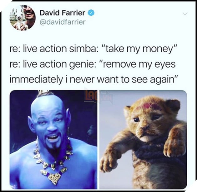 Tao hinh Than Den cua Willl Smith bi cong dong mang loi ra che anh khong thuong tiec 8 Tạo hình Thần Đèn của Willl Smith bị cộng đồng mạng lôi ra chế ảnh không thương tiếc 8
