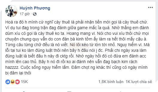 Liên Minh Huyền Thoại Huỳnh Phương cho rằng có thể Optimus bị đàn bà giật dây chăng 2