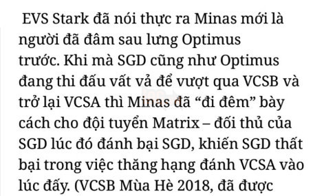 LMHT: Stark len tieng to cao Minas moi chinh la nguoi da dam sau lung cua Optimus 4 LMHT Stark lên tiếng tố cáo Minas đâm sau lưng 4
