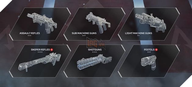 Apex Legends: Bang Xep hang sat thuong Sung day du nhat cho tat ca game thu 2 xếp hạng sát thương súng apex legends