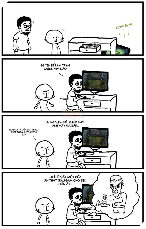Cộng đồng Dota Auto Chess thú vị với truyện tranh Doraemon cà khịa cán bộ cực mạnh 3