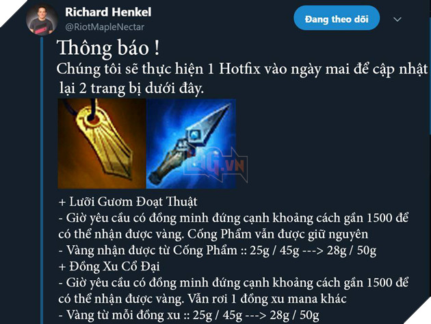 LMHT: Riot nerf nóng Lưỡi Gươm Đoạt Thuật và ngọc Đạo Chích bởi lối chơi trốn thuế ngày càng nở rộ 2
