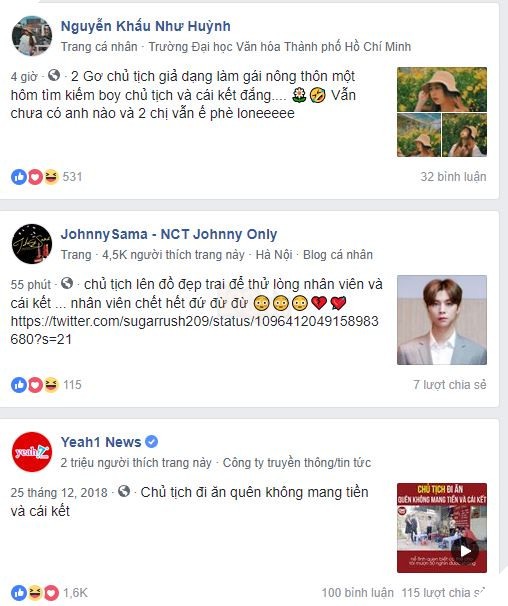 Trends Meme Chủ tịch và cái kết từ đâu ra mà làm cho giới trẻ spam khắp mặt trận Facebook 3