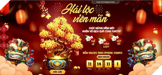 Game thủ Việt trúng Iphone Xs, TV Samsung, Heo vàng,… từ sự kiện Hái Lộc Viên Mãn của Funtap 