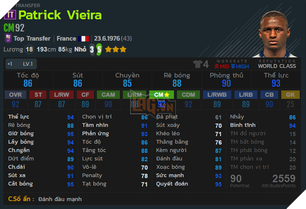 Top 17 cầu thủ được game thủ FIFA Online 4 Hàn Quốc sử dụng nhiều nhất 13