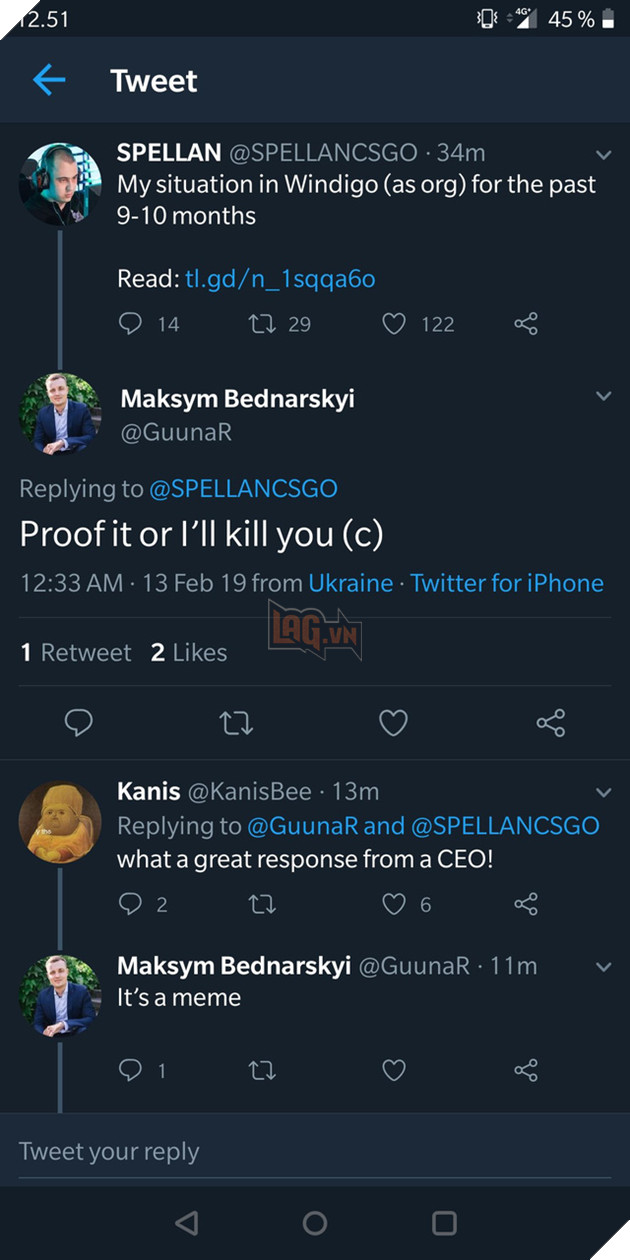 Photo of CEO đội tuyển CS:GO nổi tiếng bất ngờ dọa giết cựu tuyển thủ vì bị tố ăn quỵt lương và thưởng