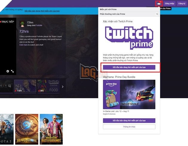 PUBG: Huong dan nhan set do Deadmau5 mien phi cho nhung ban khong co the thanh toan quoc te 5 Hướng dẫn nhận Skin Omega Point Pathfinder trong Apex Legends miễn phí từ Twitch Prime. Nguồn: Internet.