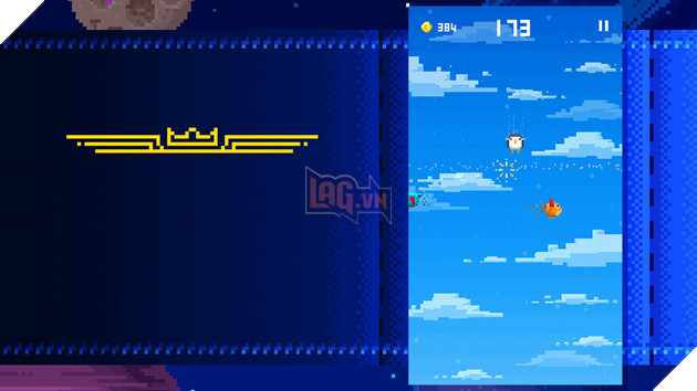I Wanna Fly: Tua game do hoa 8-bit moi phat hanh tren Nintendo Switch 2 I Wanna Fly trên Nintendo Switch sẽ đưa bạn đến cộc hành trình "rơi tự do" từ không gian xuống lòng đất. nguồn: Internet.
