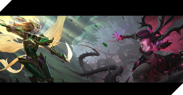 LMHT: Chiêm ngưỡng loạt ảnh nền trang phục tuyệt đẹp của chị em chân dài Kayle và Morgana - Ảnh 5.