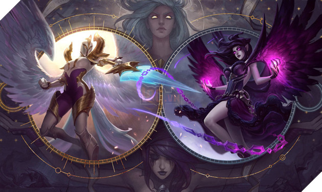 LMHT: Chiêm ngưỡng loạt ảnh nền trang phục tuyệt đẹp của chị em chân dài Kayle và Morgana - Ảnh 4.