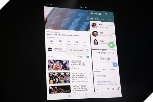 Galaxy Fold: Chiec dien thoai tu gap dau tien cua Samsung chinh thuc ra mat 2 Galaxy Fold: Chiếc điện thoại tự gập đầu tiên của Samsung chính thức ra mắt 2