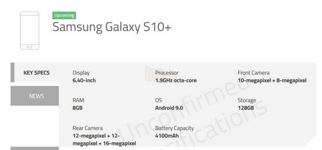 Chi tiet gia va chi so can biet cho 3 phien ban Samsung Galaxy S10, S10+ va S10e 4 Chi tiết giá và chỉ số cần biết cho 3 phiên bản Samsung Galaxy S10, S10+ và S10e 4