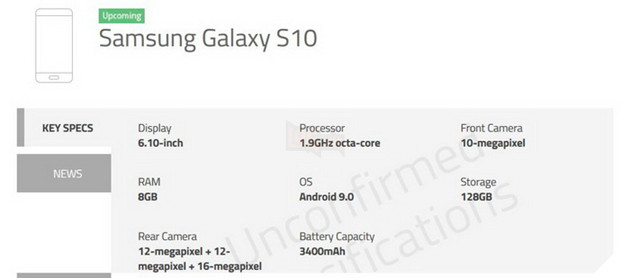 Chi tiet gia va chi so can biet cho 3 phien ban Samsung Galaxy S10, S10+ va S10e 3 Chi tiết giá và chỉ số cần biết cho 3 phiên bản Samsung Galaxy S10, S10+ và S10e 3