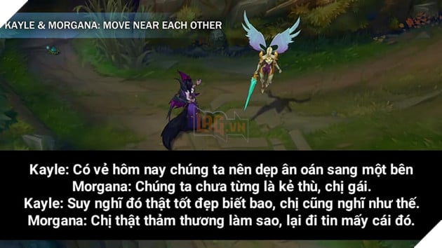 LMHT: Tuong tac moi vo cung toxic giua Kayle va Morgana (Dich giong noi) 10 LMHT: Tương tác mới vô cùng toxic giữa Kayle và Morgana Dịch giọng nói 10