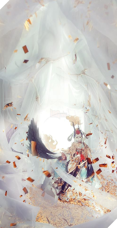 Âm Dương Sư: Chiêm ngưỡng Cosplay Mẹ Cò trong bộ Kim Loan Hạc Vũ thần thái đáng sợ 7