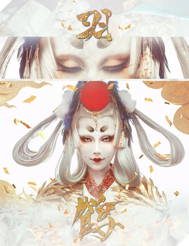 Âm Dương Sư: Chiêm ngưỡng Cosplay Mẹ Cò trong bộ Kim Loan Hạc Vũ thần thái đáng sợ 10