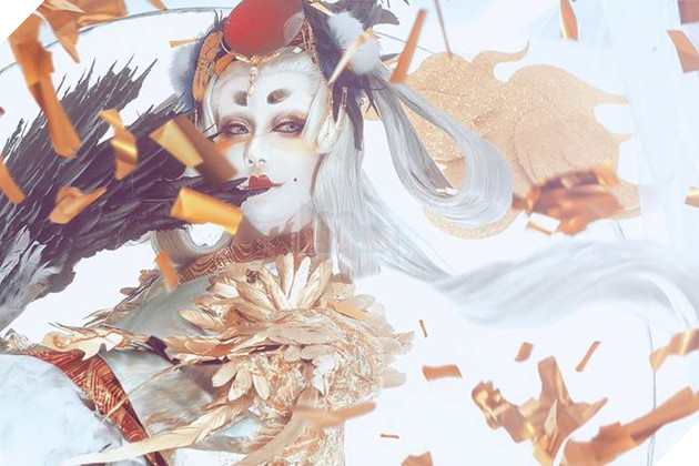 Âm Dương Sư: Chiêm ngưỡng Cosplay Mẹ Cò trong bộ Kim Loan Hạc Vũ thần thái đáng sợ 11