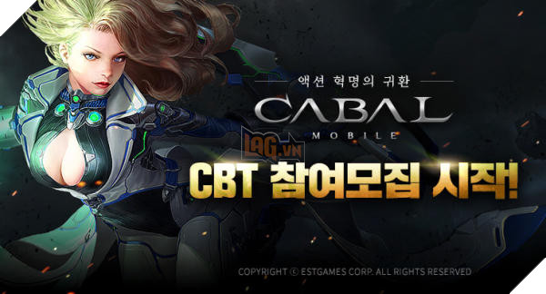 Thông báo mở cửa Closed Beta của Cabal Mobile Hàn Quốc