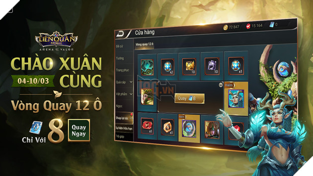 Liên Quân Mobile và những sự kiện dành cho game thủ trong sự kiện 8 tháng 3