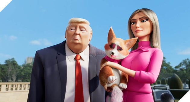 Tong thong Donald Trump phien ban hoat hinh gay an tuong cung 'Nhung chu cho hoang gia' 2 Tổng thống Donald Trump phiên bản hoạt hình gây ấn tượng cùng 'Những chú chó hoàng gia' 2