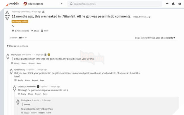 Hóa ra Apex Legends đã bị rò rỉ tận 1 năm nhưng không ai tin vào nó 3