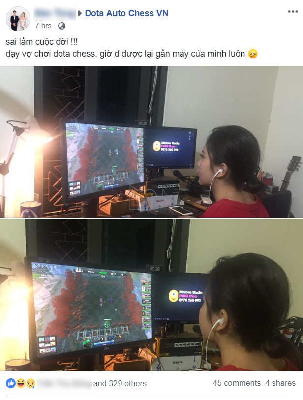 DOTA Auto Chess tạo nên những tiêu cực cho cuộc sống game thủ: vợ tranh máy với chống để chơi game 5