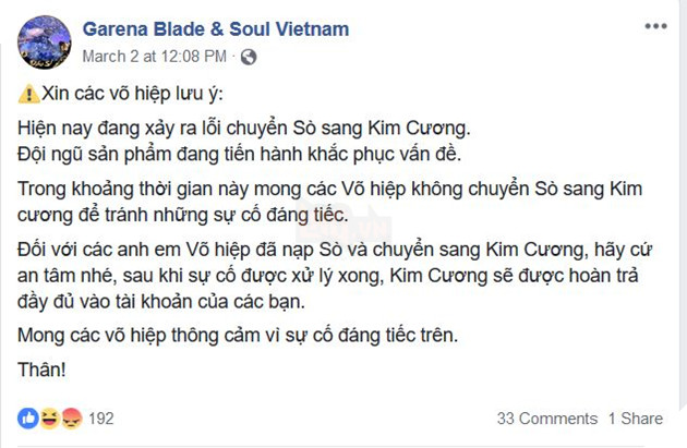 Blade & Soul Việt Nam bất ngờ lỗi chồng lỗi không giải quyết trong nhiều ngày liền 4