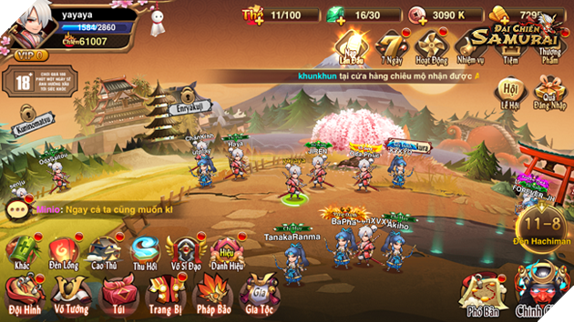 Đại Chiến Samurai VNG chính thức ra mắt với nhiều sự kiện hấp dẫn