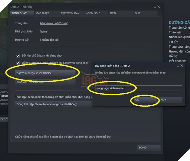 Dota Auto Chess - Hướng dẫn chuyển đổi phiên bản tiếng Việt cho Game 2