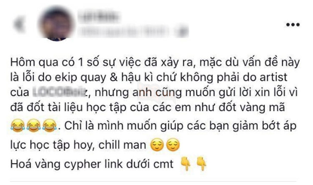 Vừa đốt sách vở ở trường chuyên Amsterdam để quay MV, Richchoi còn lên tiếng thách thức cộng đồng 2