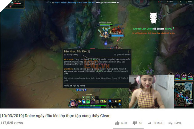 LMHT: Lop Thay Ba co co giao moi, mac ao ho vai de stream khien bao con tim chet ngat 3 Linh Dolce Lớp thầy Ba 3