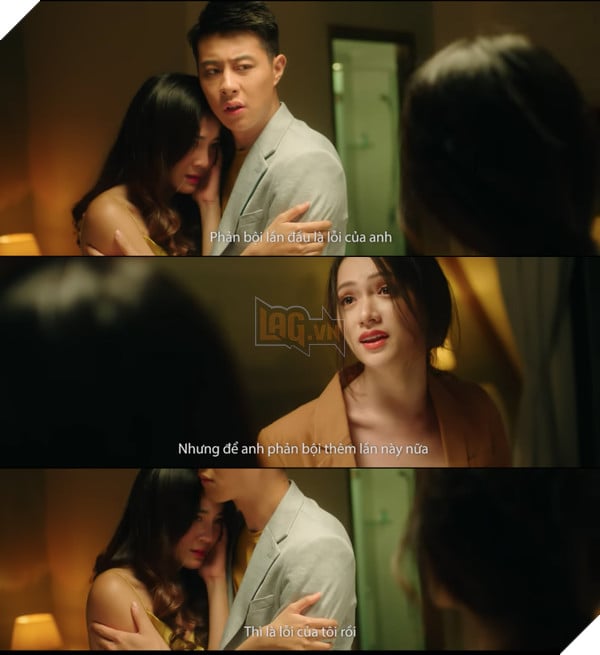 'Phan boi lan dau la loi cua anh nhung de anh phan boi them lan nay nua la loi cua toi' - cau noi cua Huong Giang Idol bong dung thanh trend cua gioi tre Câu nói đắt giá của Hương Giang trong MV mới gây 'bão'.