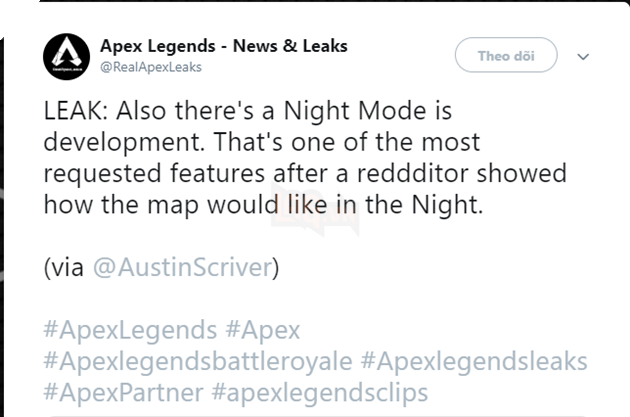 Apex Legends se co che do ban dem, sung moi va Legends moi trong tuong lai 2 Apex Legends sẽ có chế độ ban đêm, súng mới và Legends mới trong tương lai 2