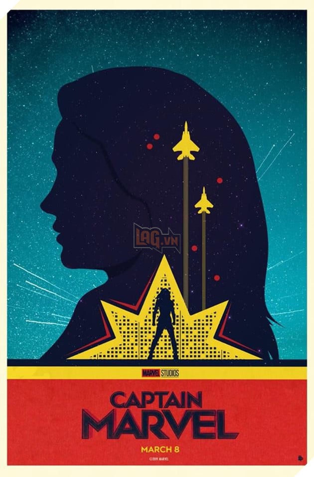 Tong hop 10 poster Captain Marvel dep nhat duoc thiet ke boi nguoi ham mo 2 Tổng hợp 10 poster Captain Marvel đẹp nhất được thiết kế bởi người hâm mộ 2