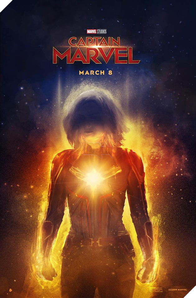 Tong hop 10 poster Captain Marvel dep nhat duoc thiet ke boi nguoi ham mo 7 Tổng hợp 10 poster Captain Marvel đẹp nhất được thiết kế bởi người hâm mộ 7