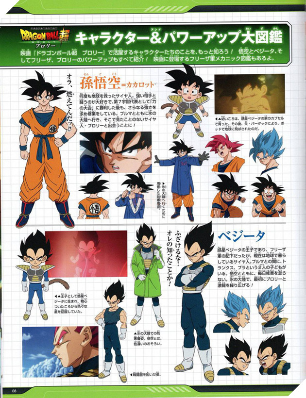 Dragon Ball Super: Broly he lo tao hinh chi tiet cua dan nhan vat trong phim 4 Dragon Ball Super: Broly hé lộ tao hình chi tiết của dàn nhân vật trong phim 4