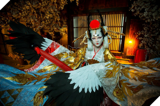 Âm Dương Sư: Thêm một bộ Cosplay xuất sắc của mẹ Cò Cô Hoạch Điểu từ fan hâm mộ 6