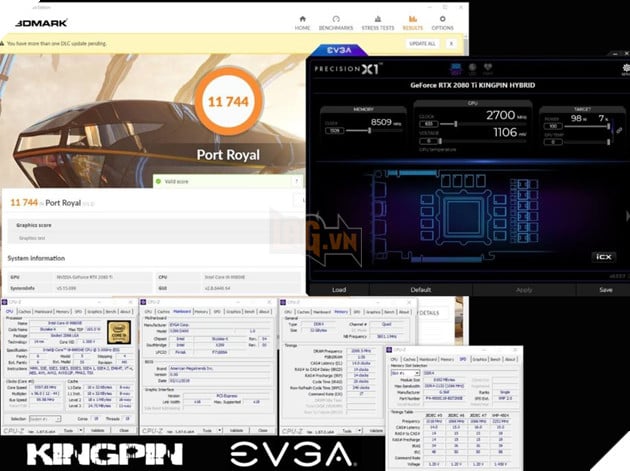EVGA GeForce RTX 2080 Ti KINGPIN Hybrid - Quái vật đồ họa với chỉ số ép xung đạt kỷ lục 4