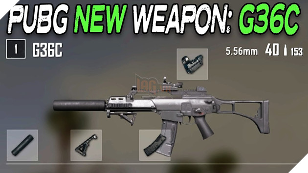 G36C PUBG Mobile Update 11.5 Thay thế SCAR-L Vikendi