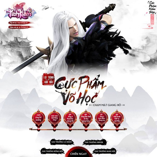 Công bố lộ trình siêu giải đấu Cực Phẩm Võ Học Mùa 1 Chạm Mặt Giang Hồ Tình Kiếm 3D 4