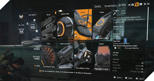 The Division 2: Trình tự mở khóa kỹ năng thích hợp nhất