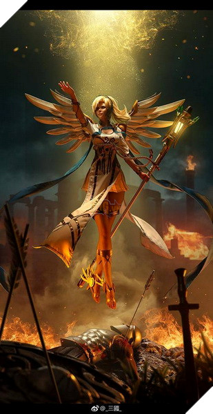 Overwatch: Ngắm nhìn bộ cosplay Mercy thần thánh không tì vết từ fan hâm mộ 9