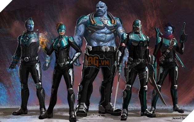 Captain Marvel: Concept Art hé lộ hình ảnh đội Starforce rất khác 2
