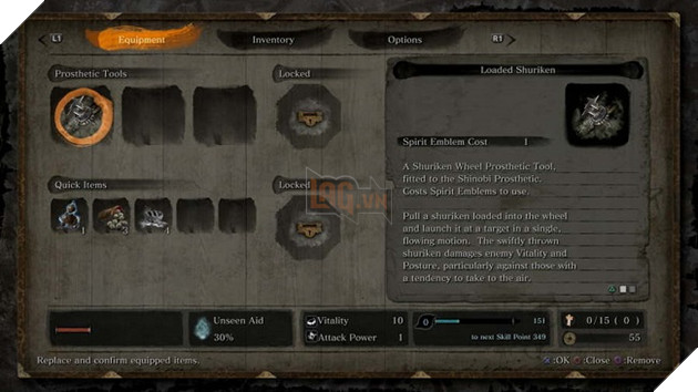 Hướng dẫn cơ bản Sekiro: Shadows Die Twice - Nâng cấp Cánh tay giả 4