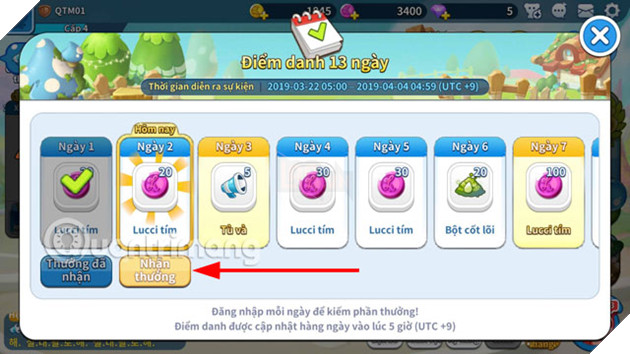 Boom Mobile: Hướng dẫn nhận Lucci Tím, Kim Cương, Vàng hoàn toàn miễn phí