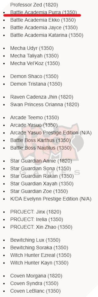 LMHT: Vị tướng mới bị hé lộ, Đấng chuẩn bị có skin Giả Lập