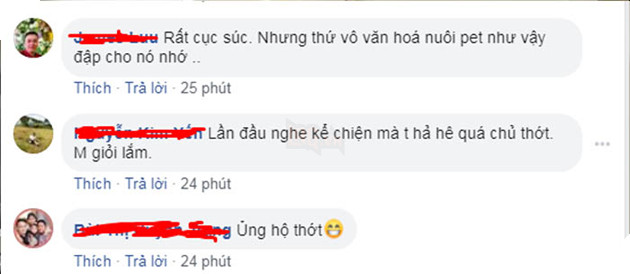 “Em vừa đấm vỡ mồm một con bé nuôi chó mất dạy” thanh niên được CĐM ủng hộ nhiệt tình 5