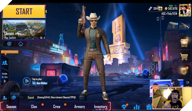 Streamer kêu gọi fan report mình để test hệ thống chống hack của PUBG Mobile 3