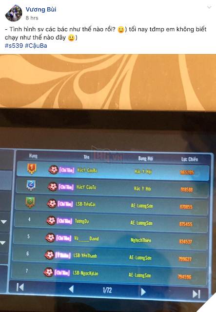 Game thủ Võ Lâm Truyền Kỳ Mobile đổ xô chuyển phái 8